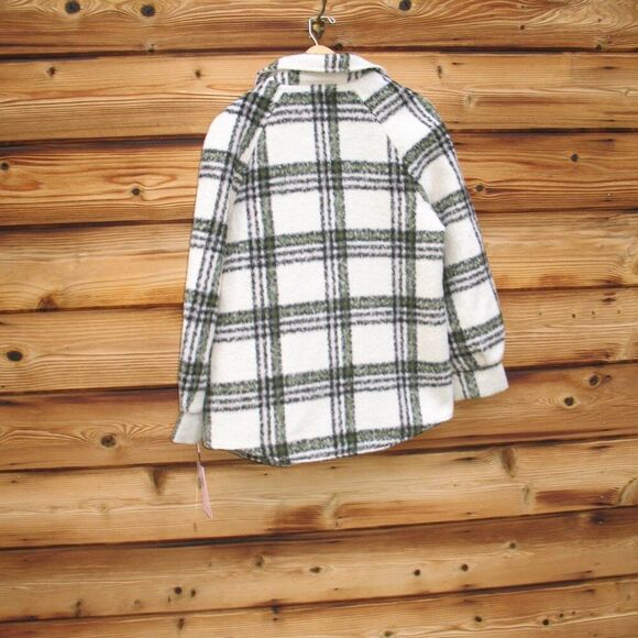 NWT Avec Les Filles Plaid Zip Front Jacket Shacket - Picture 11 of 15